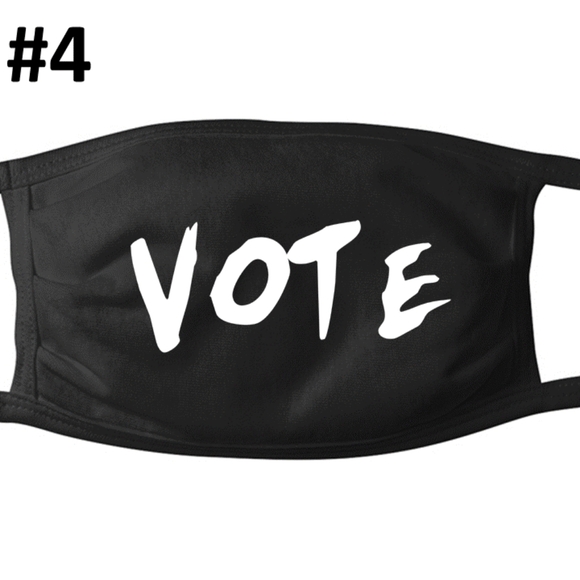 5⭐ VOTE 100% Cotton Jersey Adult Mask - Picture 5 of 10